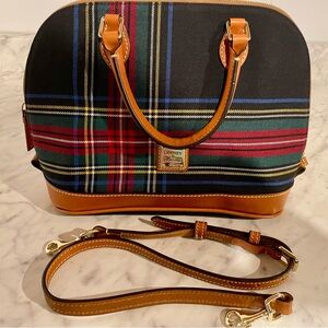 Dooney & Bourke Double Handle Plaid Purse